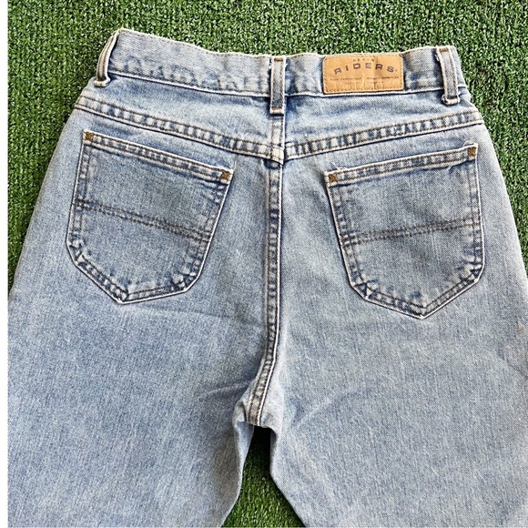 Lee Riders👖90’s Light Wash High Waist Jeans Vintage Denim XS - Picture 5 of 8